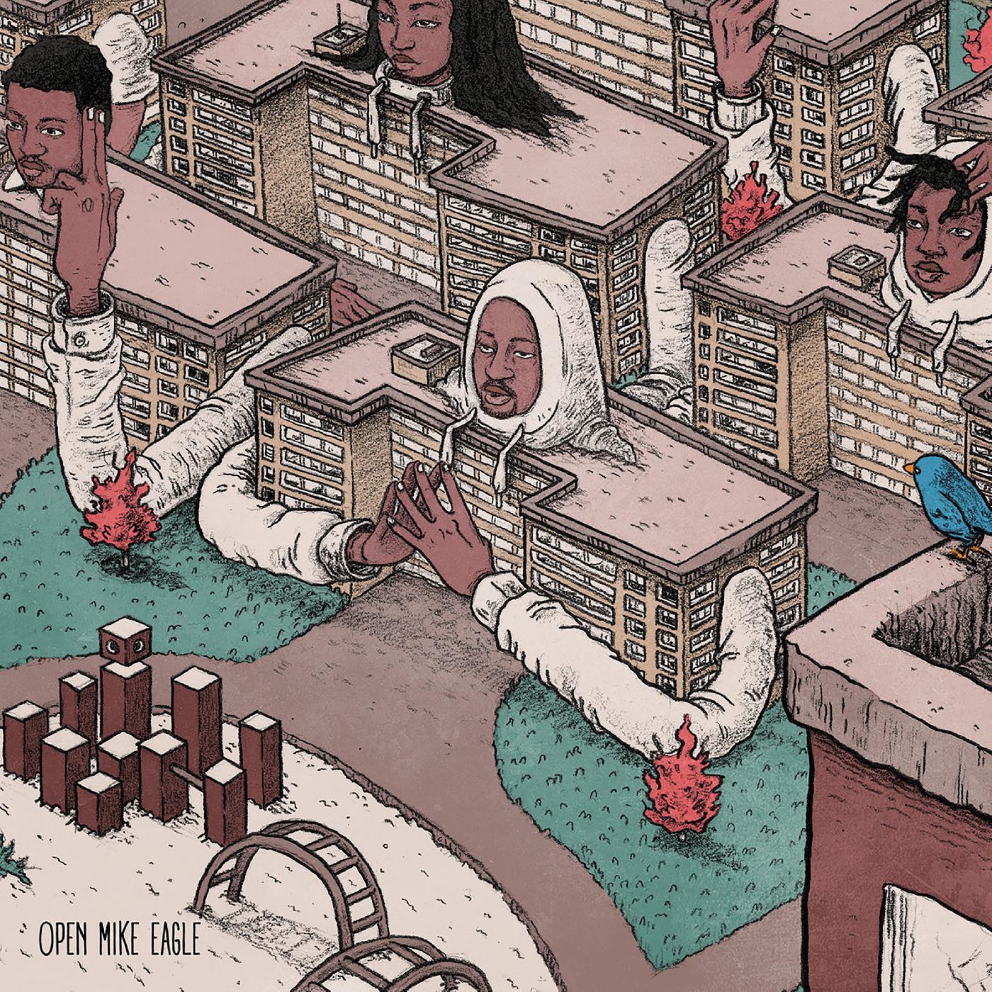 Open Mike Eagle - Brick Body Kids Still Daydream (BRICK RED & CREAM VINYL) Vinyl LP Brick Red & Cream Vinyl