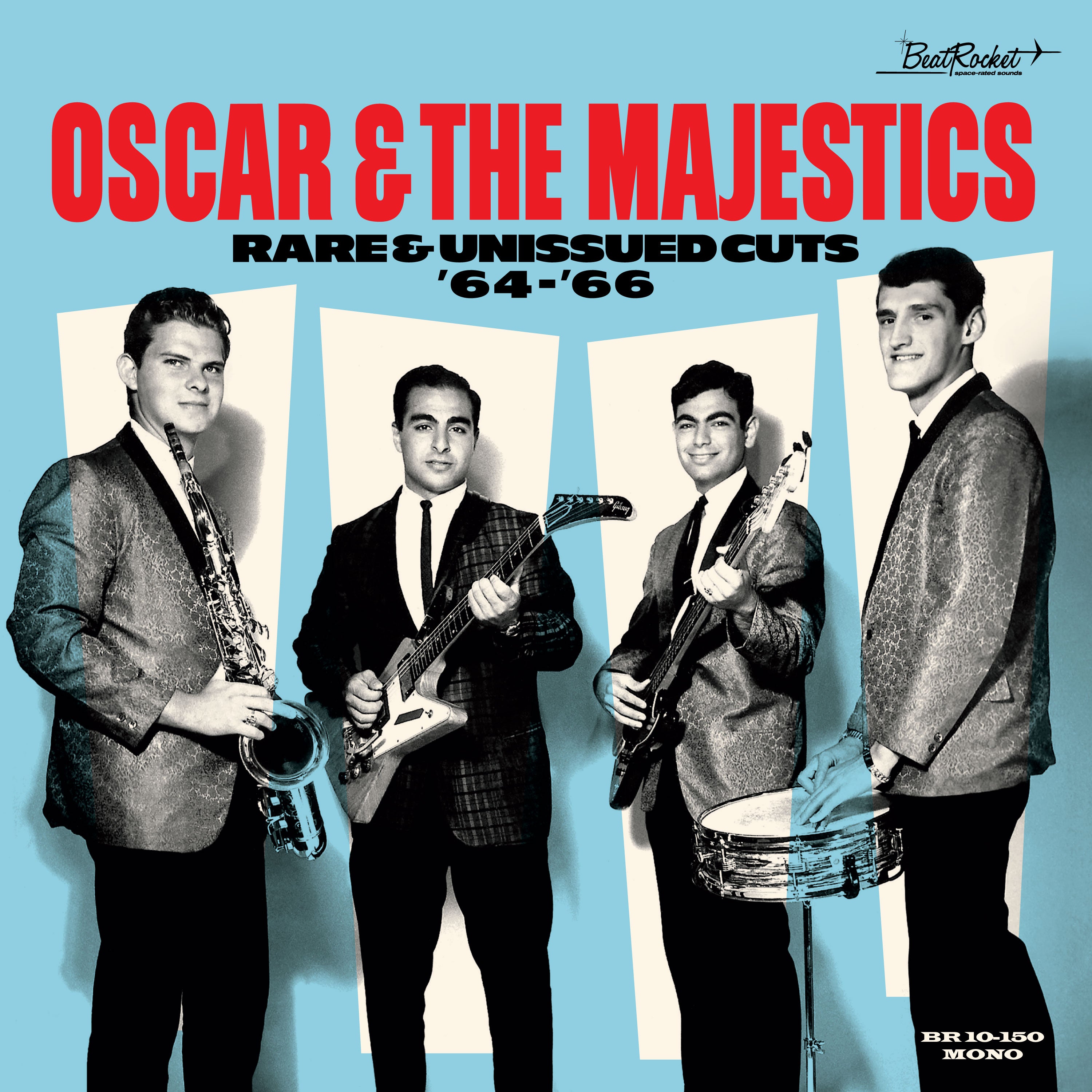 Oscar & the Majestics - Rare & Unissued Cuts '64-'66 (RED VINYL) Vinyl 10" Red vinyl