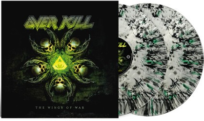 Overkill - The Wings of War (Limited Edition, Clear Vinyl W/ Crushed Black & Green Splatter Colored Vinyl, Gatefold LP Jacket, Reissue) (2 Lp's) Vinyl