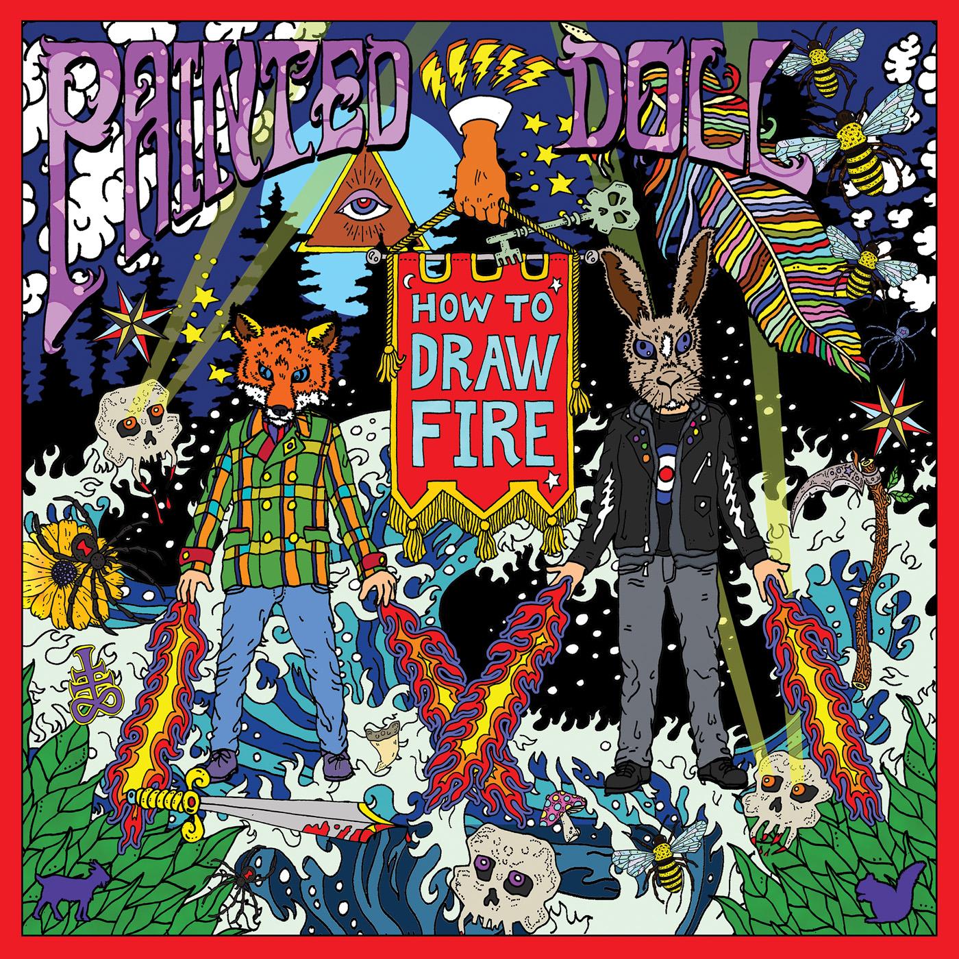 Painted Doll - How To Draw Fire (OPAQUE PURPLE VINYL) Vinyl LP Opaque Purple Vinyl