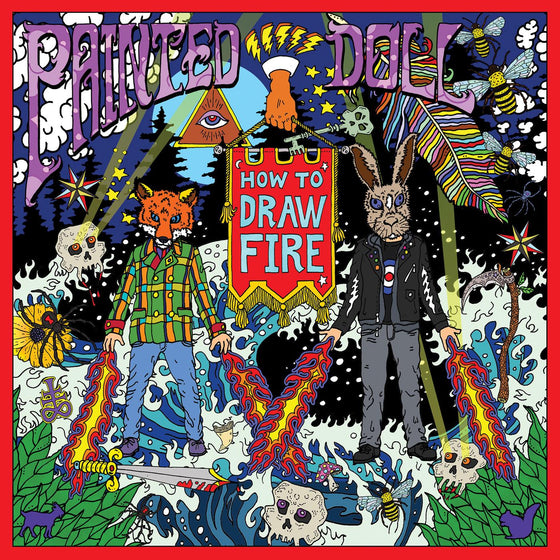 Painted Doll - How To Draw Fire (OPAQUE PURPLE VINYL) Vinyl LP Opaque Purple Vinyl