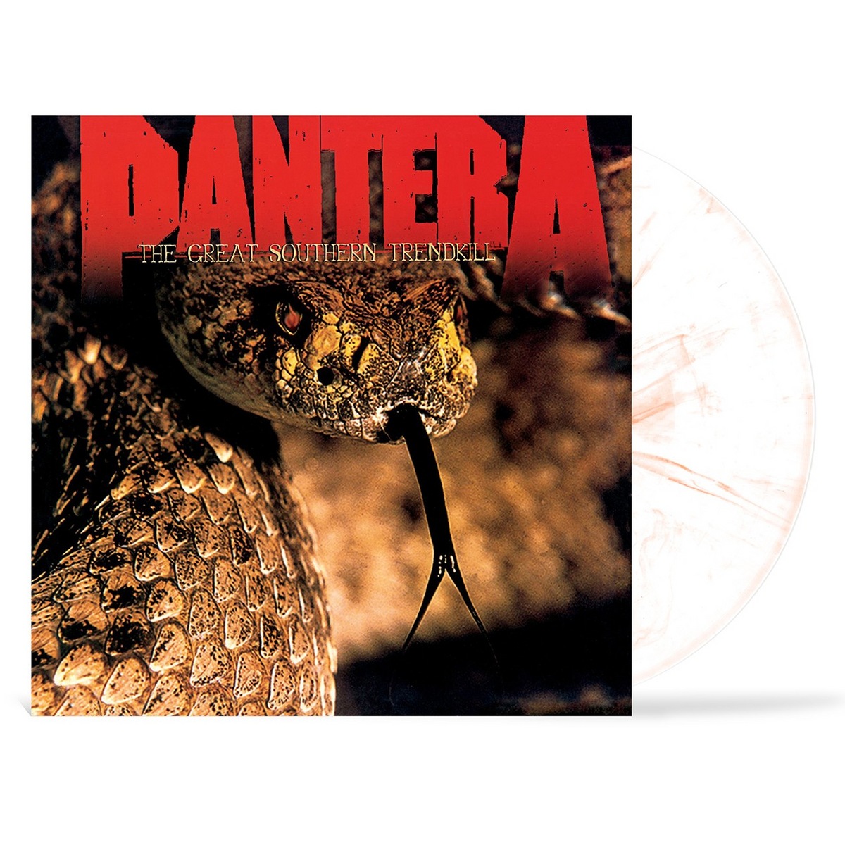 Pantera - The Great Southern Trendkill (Brick & Mortar Exclusive) (White & "Sandblasted" Orange Marble Colored Vinyl) Vinyl