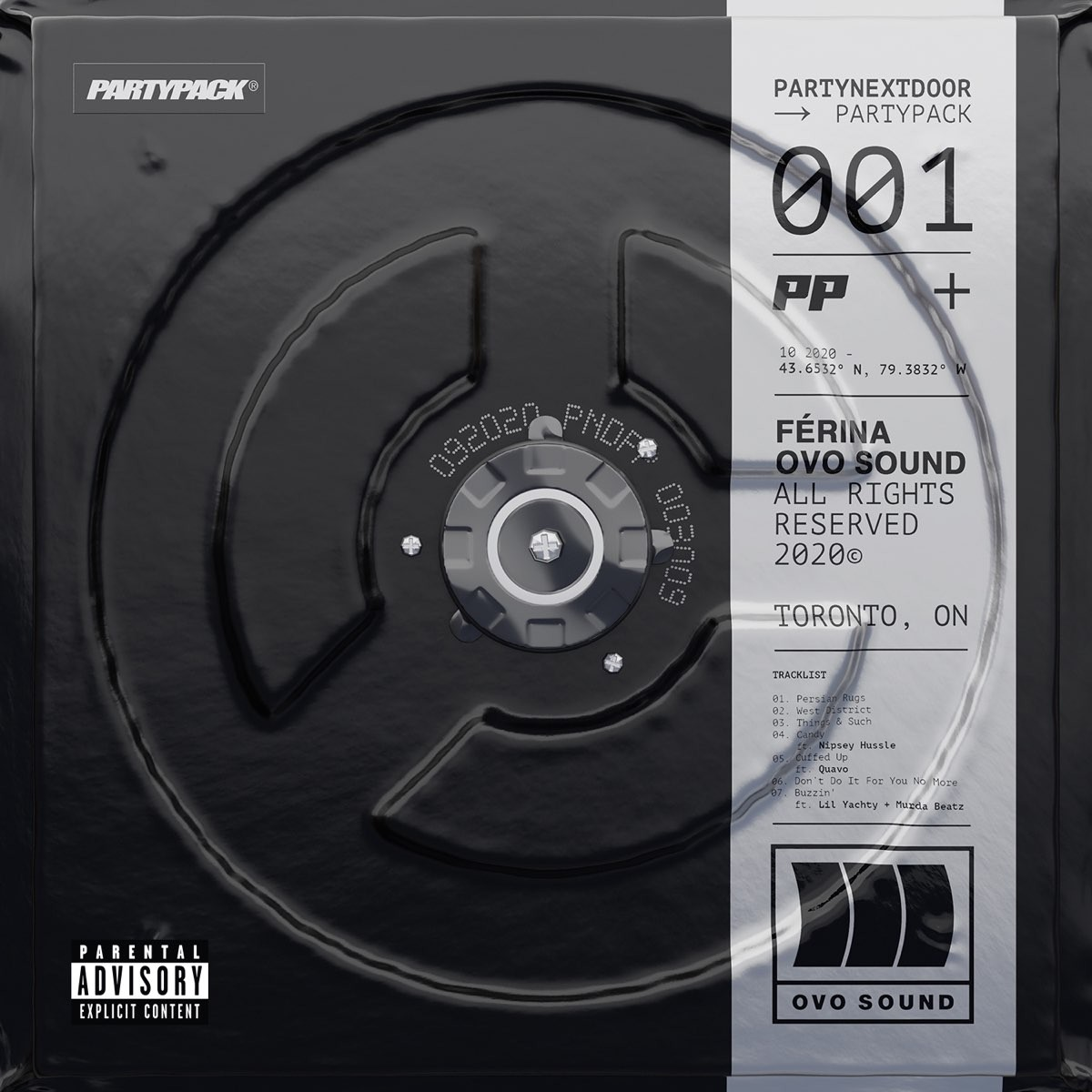 PARTYNEXTDOOR - PARTYPACK (Limited Edition, RSD Exclusive, 140 Gram Clear Vinyl) Vinyl