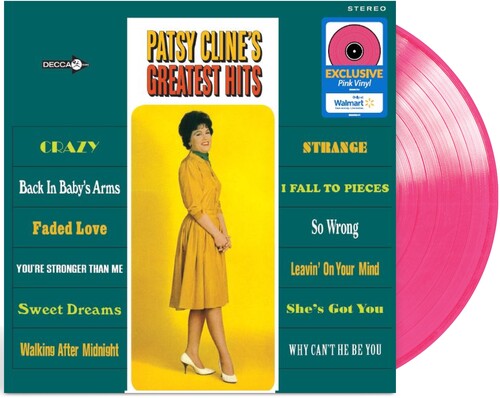Patsy Cline - 12 Greatest Hits (Indie Exclusive, Pink Colored Vinyl) Vinyl