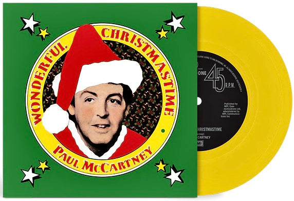 Paul McCartney - Wonderful Christmastime [Canary Yellow 7" Single] Vinyl