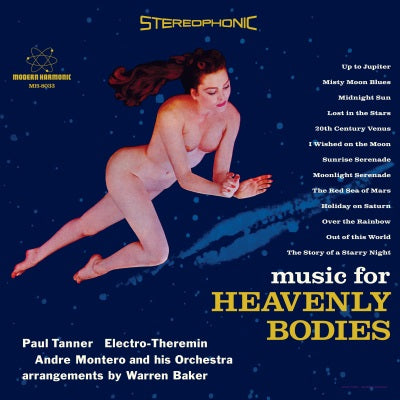 Paul Tanner - Music for Heavenly Bodies (BLUE VINYL) Vinyl LP Blue Vinyl