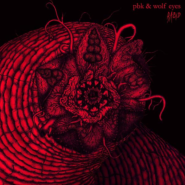 PBK & WOLF EYES - Rabid Vinyl LP