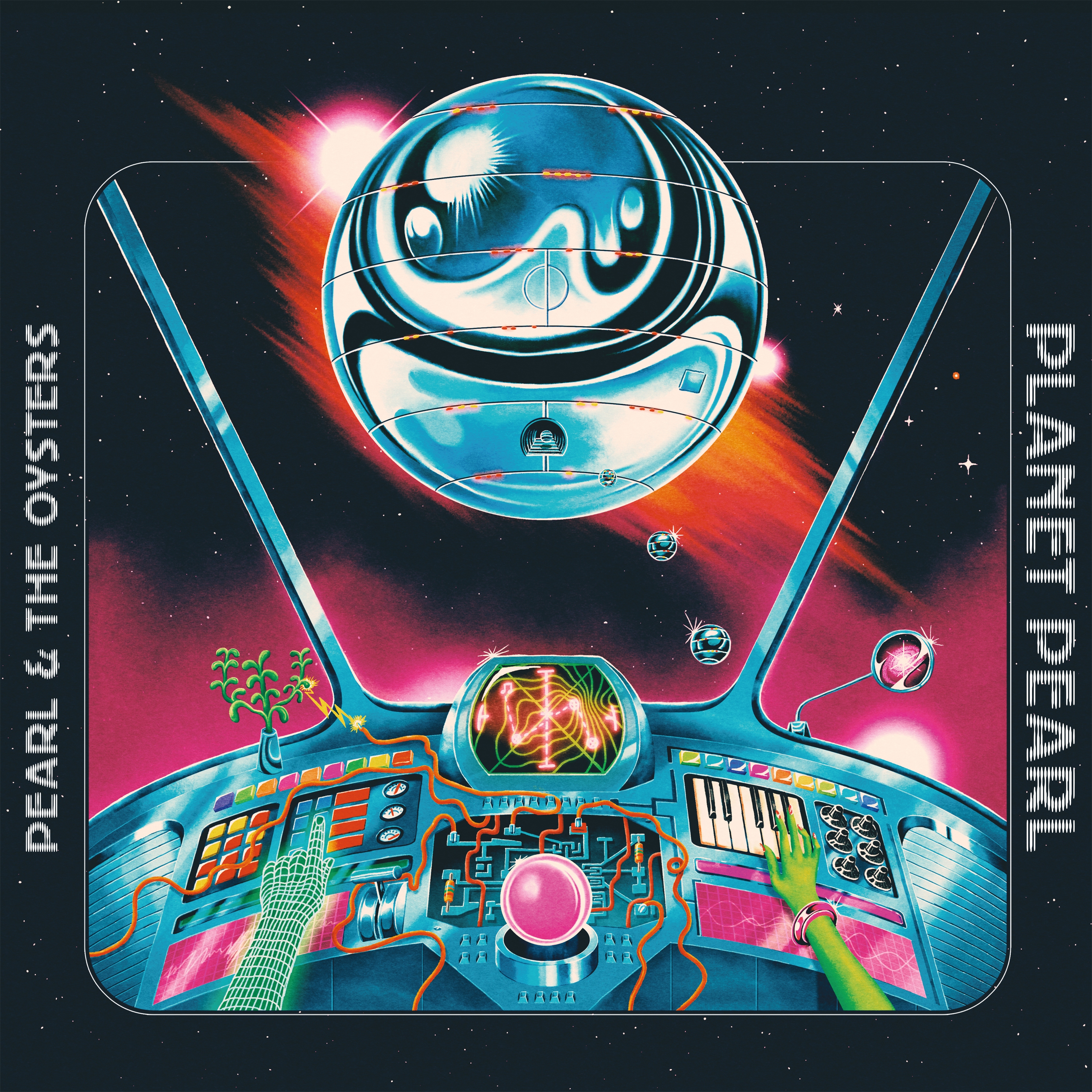 Pearl & The Oysters - Planet Pearl (SPACE WARP SPLATTER VINYL) Vinyl LP, Space Warp Splatter Vinyl, Gatefold