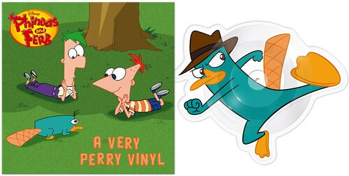 Phineas and Ferb - Perry the Platypus / There's a Platypus Controlling Me (Limited Edition, 10-Inch Vinyl, Die-Cut) Vinyl