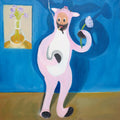 pigbaby - Palindromes (NEON PINK VINYL) Vinyl LP Neon Pink Vinyl w/ bespoke etching on Side B, in fully printed outer. Paintings by Keith Boadwee
