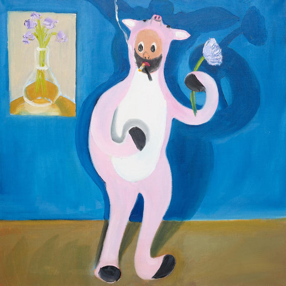 pigbaby - Palindromes (NEON PINK VINYL) Vinyl LP Neon Pink Vinyl w/ bespoke etching on Side B, in fully printed outer. Paintings by Keith Boadwee