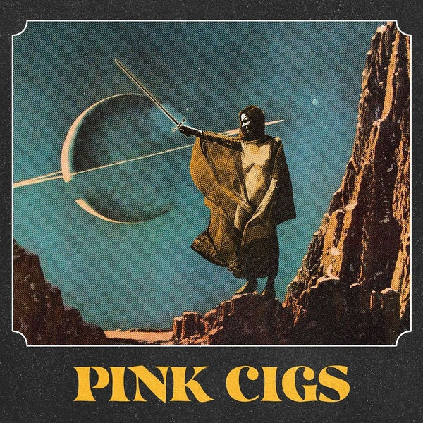 PINK CIGS - Pink Cigs (Half Blue/Half Yellow Vinyl) Vinyl LP