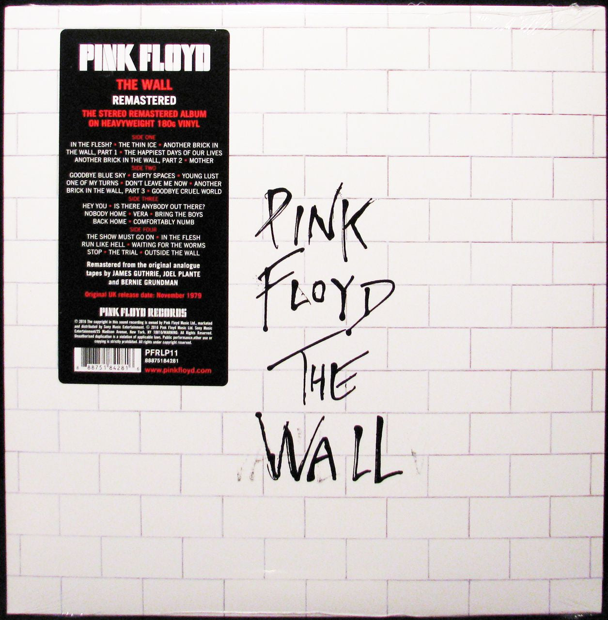Pink Floyd - The Wall (Remastered) (180 Gram Vinyl, Gatefold LP Jacket) (2 Lp's) Vinyl