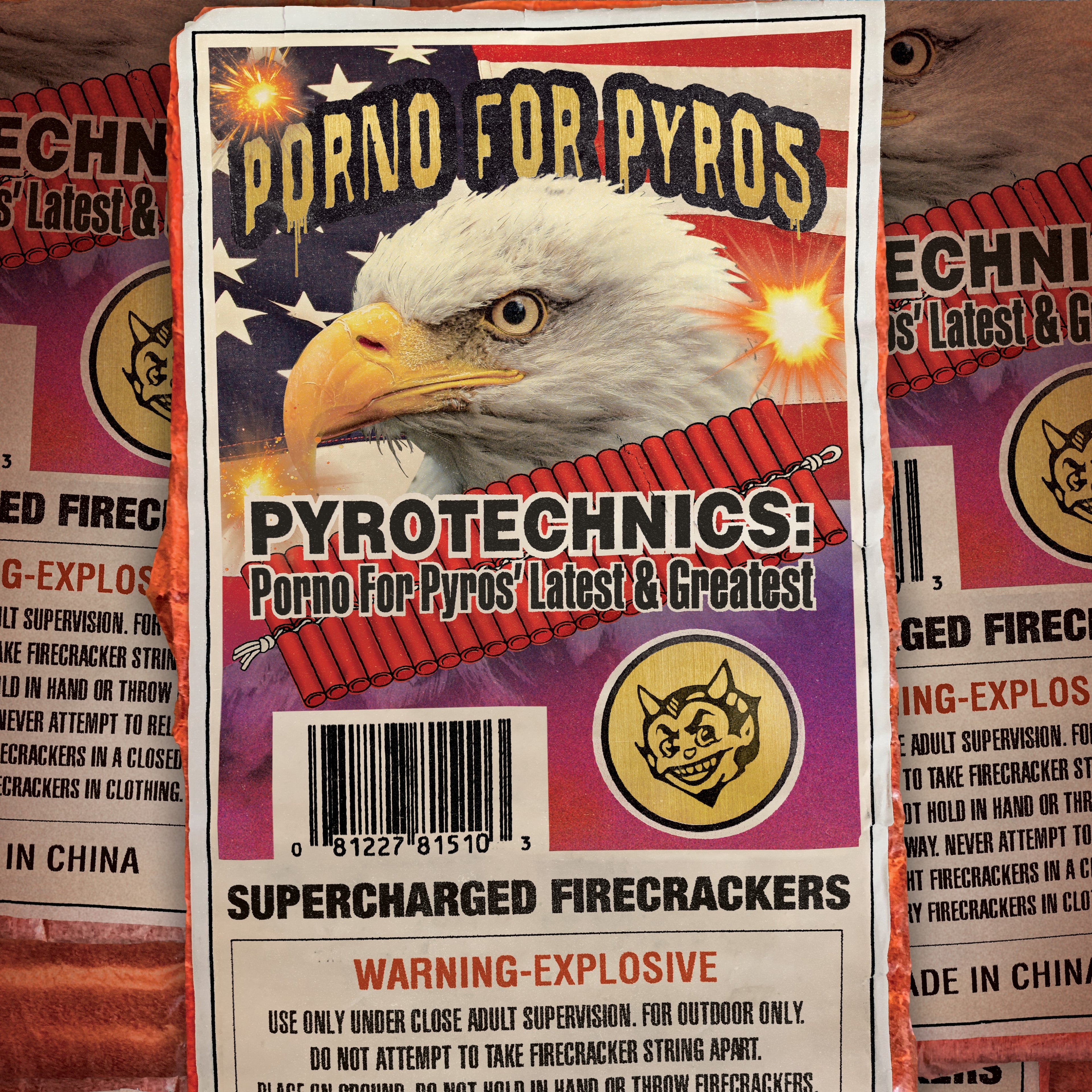 Porno For Pyros - Pyrotechnics: Porno For Pyros' Latest & Greatest (Brick & Mortar Exclusive) (140 Gram Clear W/ Orange Splatter Colored Vinyl) Vinyl