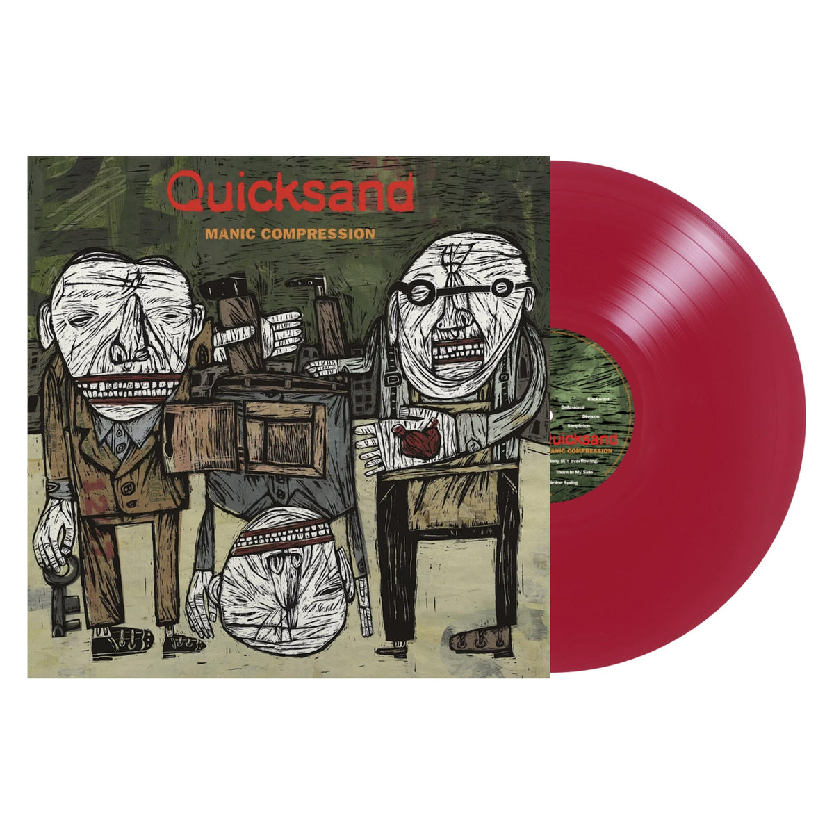 Quicksand - Manic Compression [Open Heart Red Vinyl] Vinyl