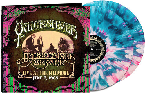 Quicksilver Messenger Service - Live At The Fillmore June 7, 1968 [Clear Vinyl, White, Blue, Pink] [2LP] Vinyl