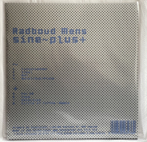 RADBOUD MENS - Sine-Plus+ Vinyl LP
