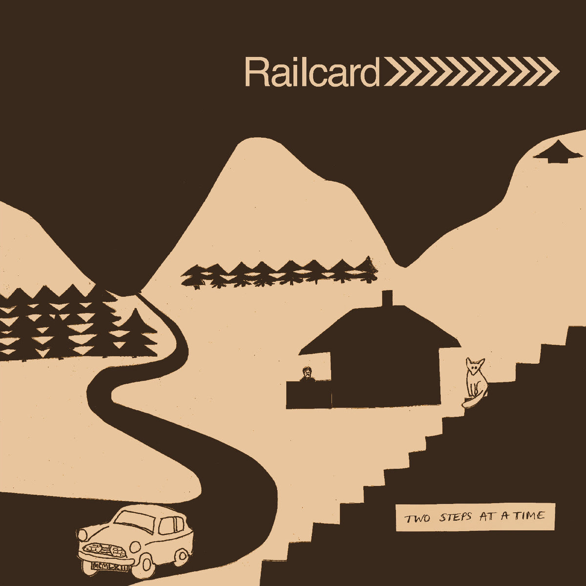 Railcard - Two Steps At A Time [Transparent Tan Vinyl] Vinyl
