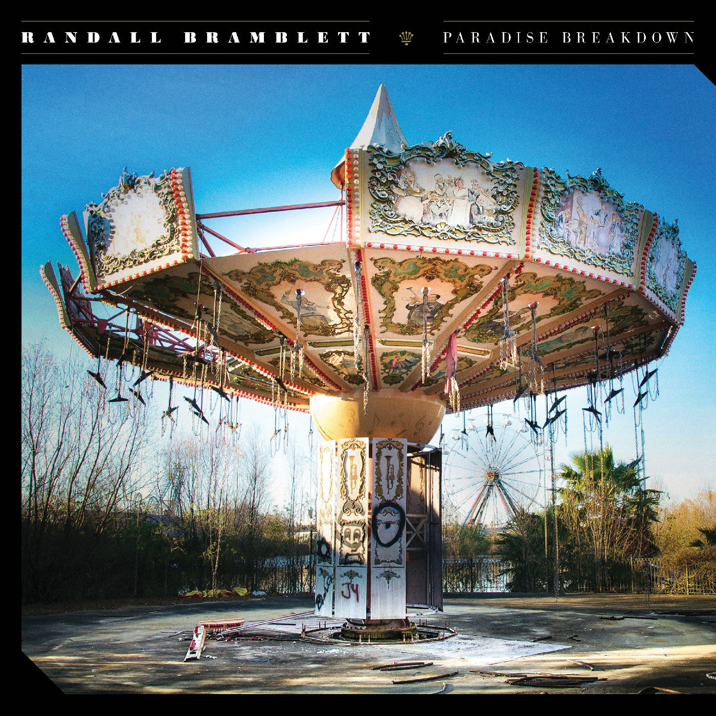 Randall Bramblett - Paradise Breakdown [SIGNED] (BLUE VINYL) Vinyl LP, Blue Vinyl, [SIGNED]