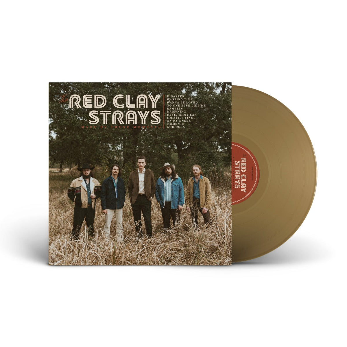 Red Clay Strays - Made By These Moments (Colored Vinyl, Gold, Gatefold LP Jacket) Vinyl