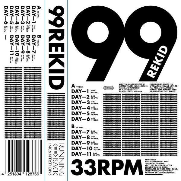 REKID - 99 Vinyl LP