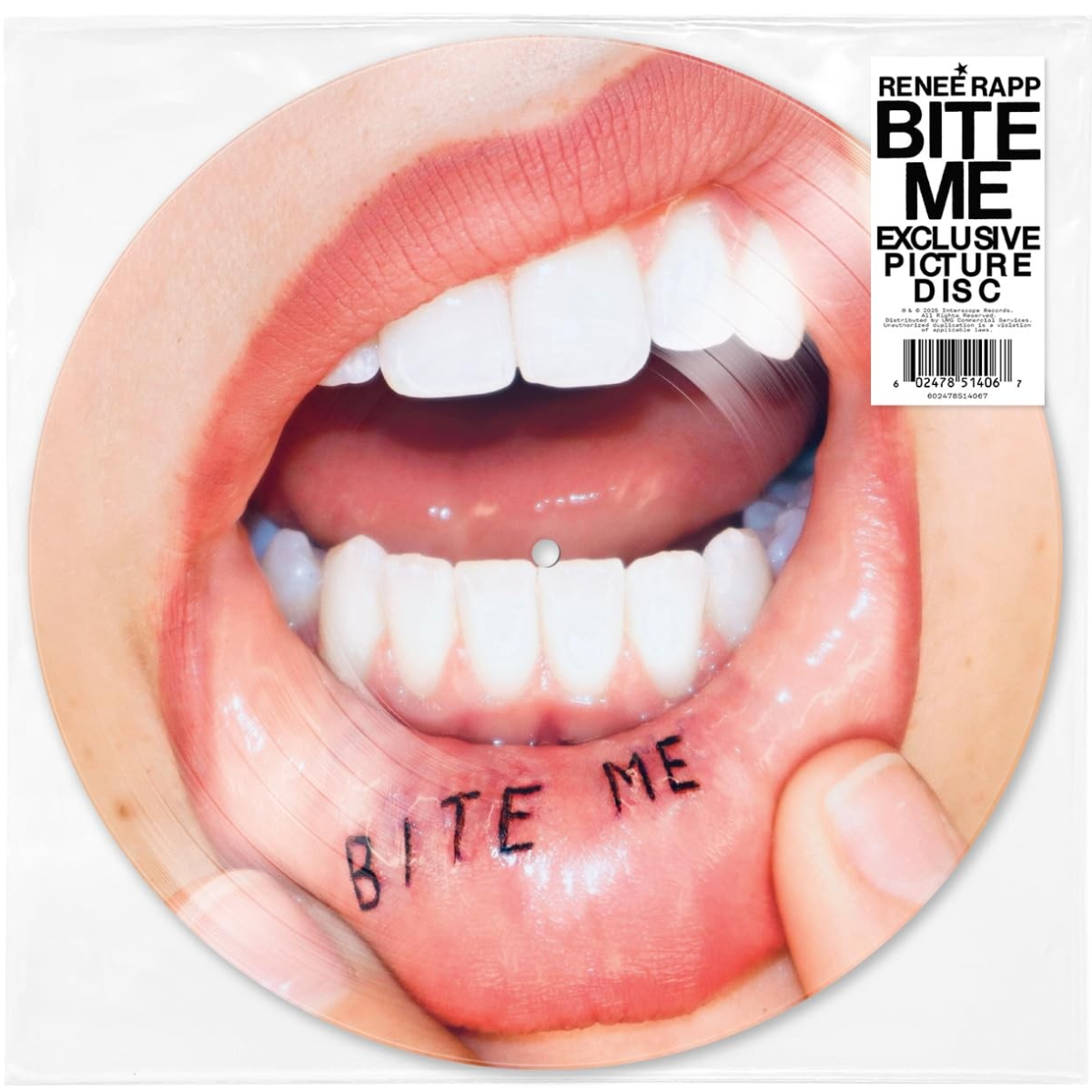 Reneé Rapp - BITE ME (Limited Edition, Picture Disc Vinyl) Vinyl