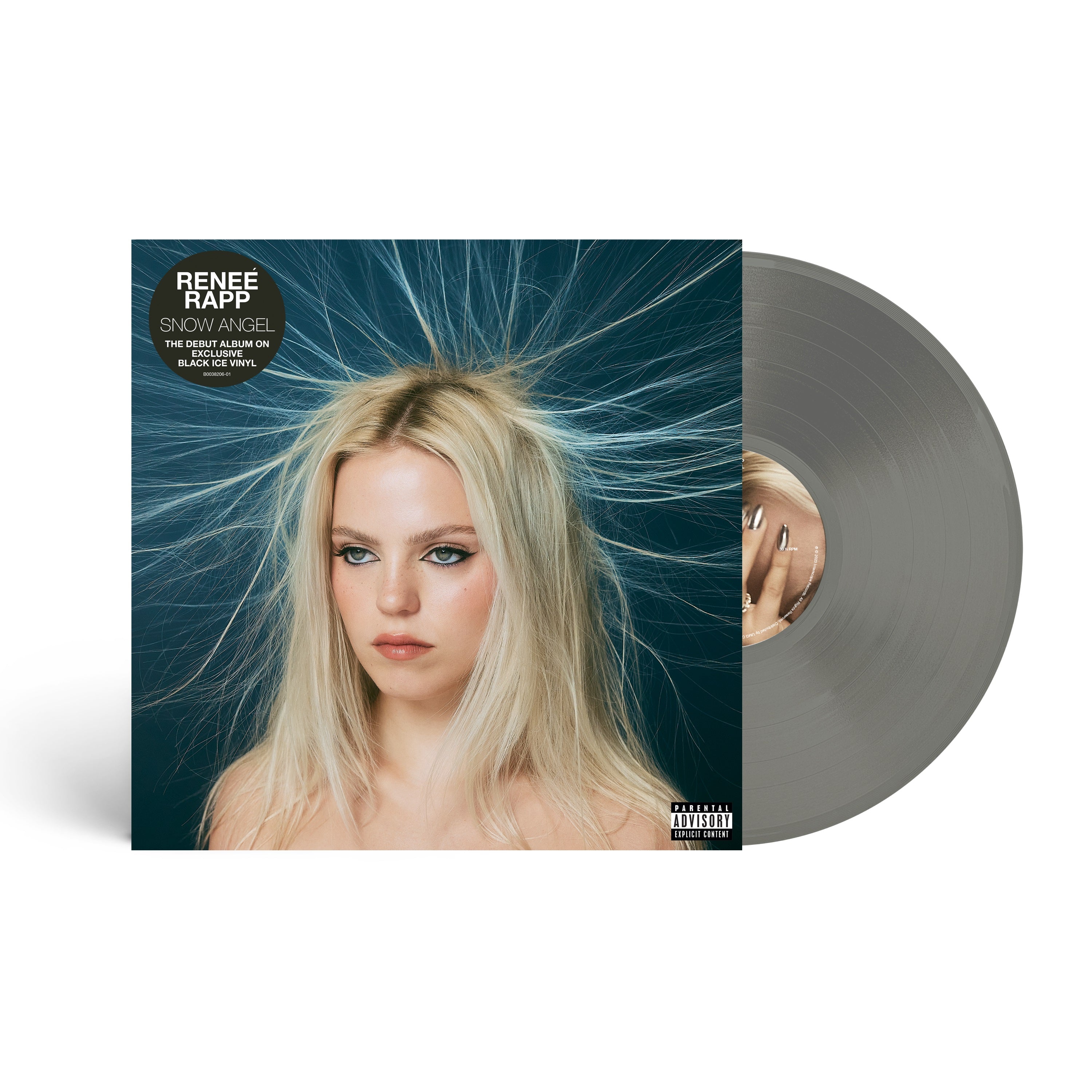 Reneé Rapp - Snow Angel [Explicit Content] (Black Ice Colored Vinyl) Vinyl