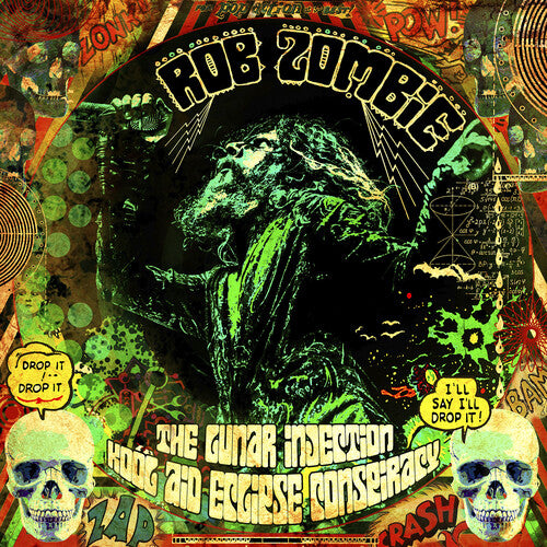 Rob Zombie - The Lunar Injection Kool Aid Eclipse Conspiracy [Explicit Content] (Blue in Bottle Green W/ Black & Bone Splatter Colored Vinyl) Vinyl