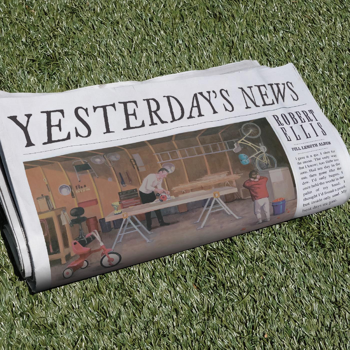 Robert Ellis - Yesterday's News (RANDOM COLOR VINYL) Vinyl LP Random Color Vinyl, First Pressing Edition