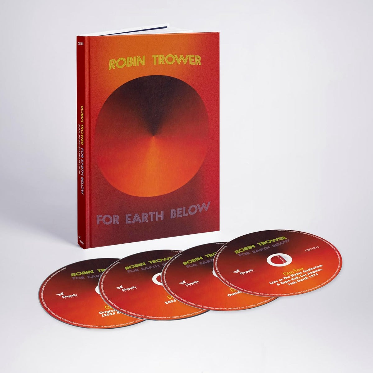Robin Trower - For Earth Below: 50th Anniversary Edition (Box Set) (4 Cd's) CD