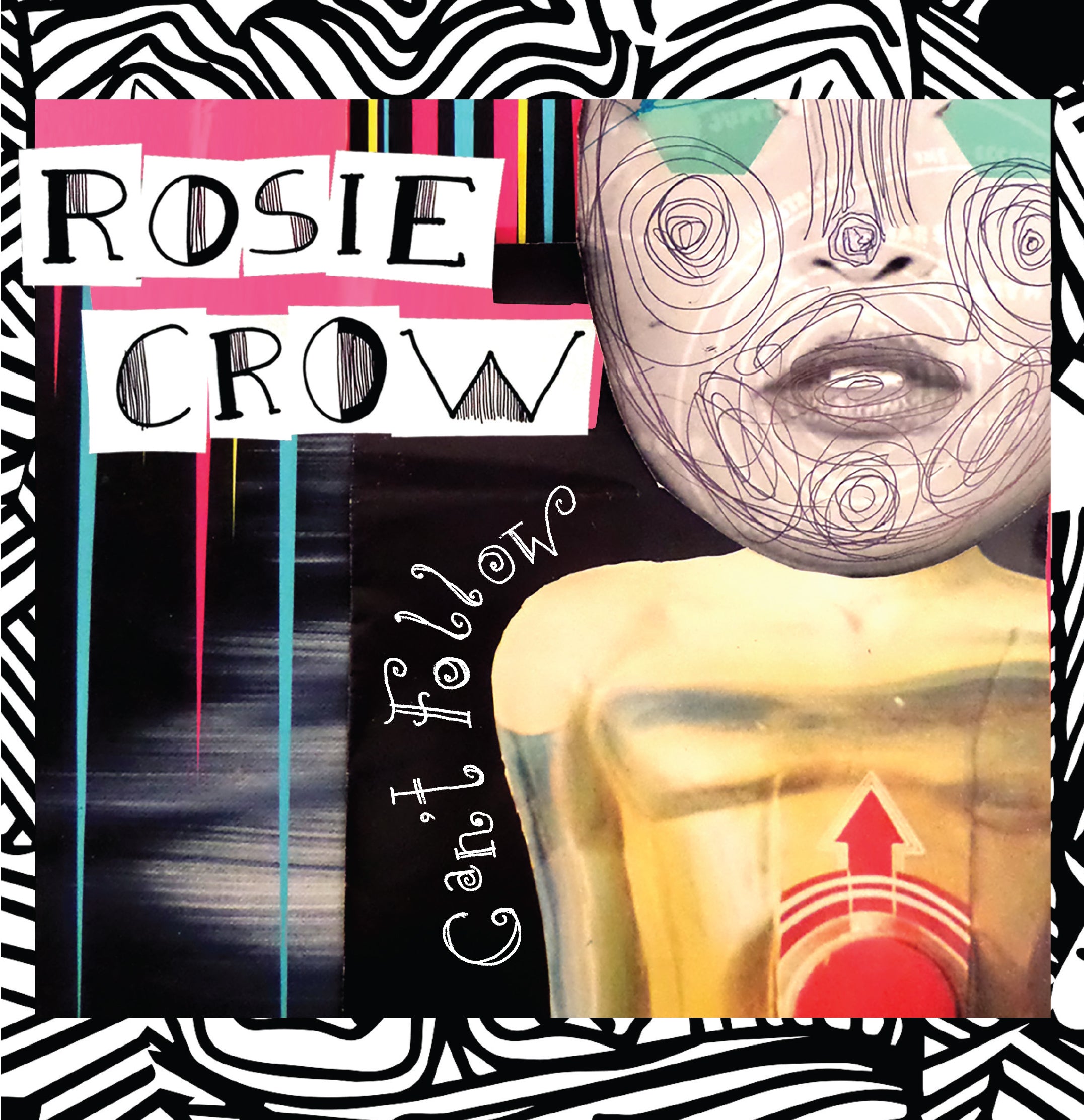Rosie Crow - Can't Follow / Charlottes Song (alt. version) (PINK VINYL) Vinyl 7" Pink Vinyl