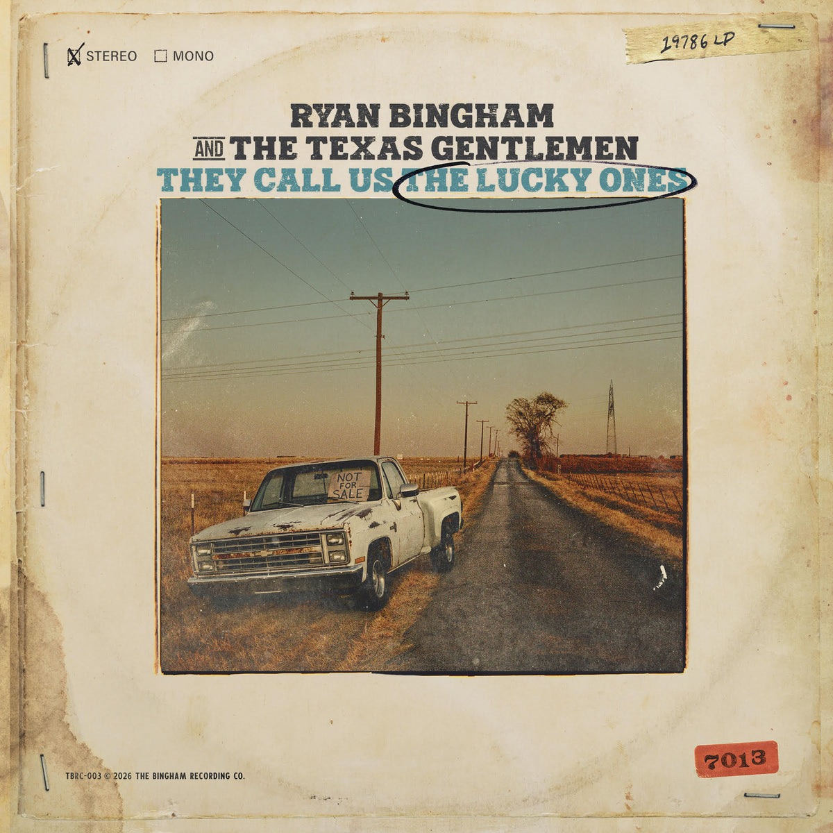 Ryan Bingham - They Call Us The Lucky Ones (Indie Exclusive) [Electric Smoke Vinyl] Vinyl