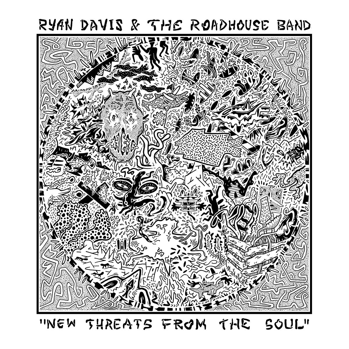 Ryan Davis & The Roadhouse Band - New Threats From The Soul (Transparent Light Blue Vinyl) Vinyl