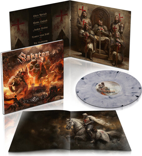 Sabaton - Legends (Templars Edition) (Indie Exclusive, 180 Gram White Marble Colored Vinyl, Poster) Vinyl