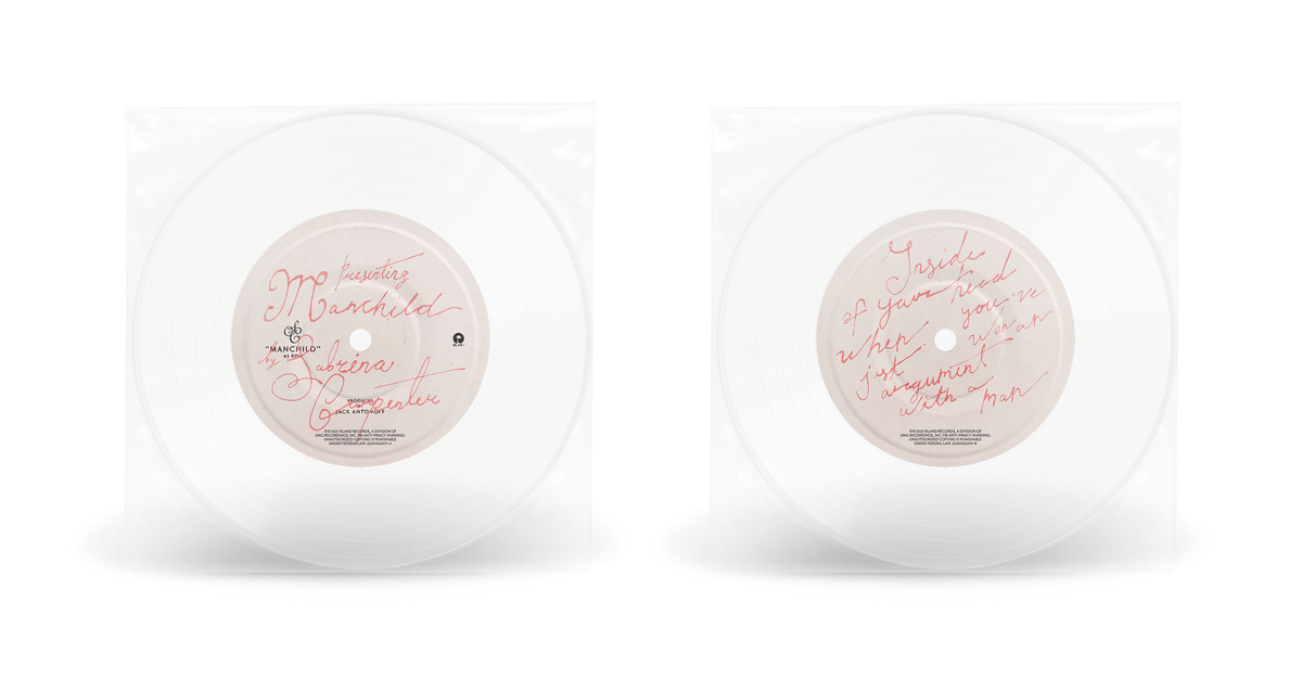 Sabrina Carpenter - Manchild [Clear 7" Single] Vinyl