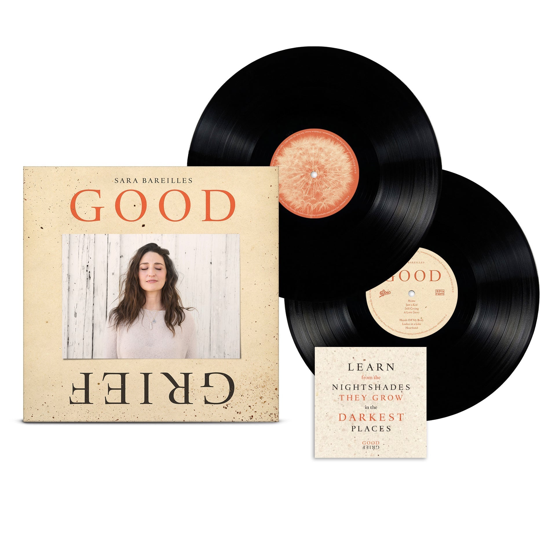 Sara Bareilles - Good Grief (Gatefold Jacket, Premium Seed Paper) [Black Vinyl] [2LP] Vinyl