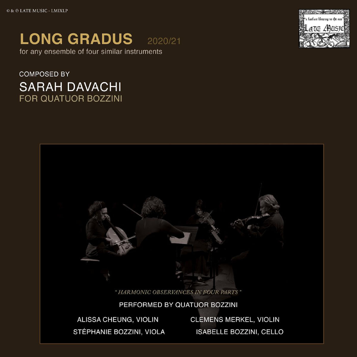 Sarah Davachi - Long Gradus Vinyl 2LP Gatefold Vinyl w/ 12 page booklet [w/ download card]