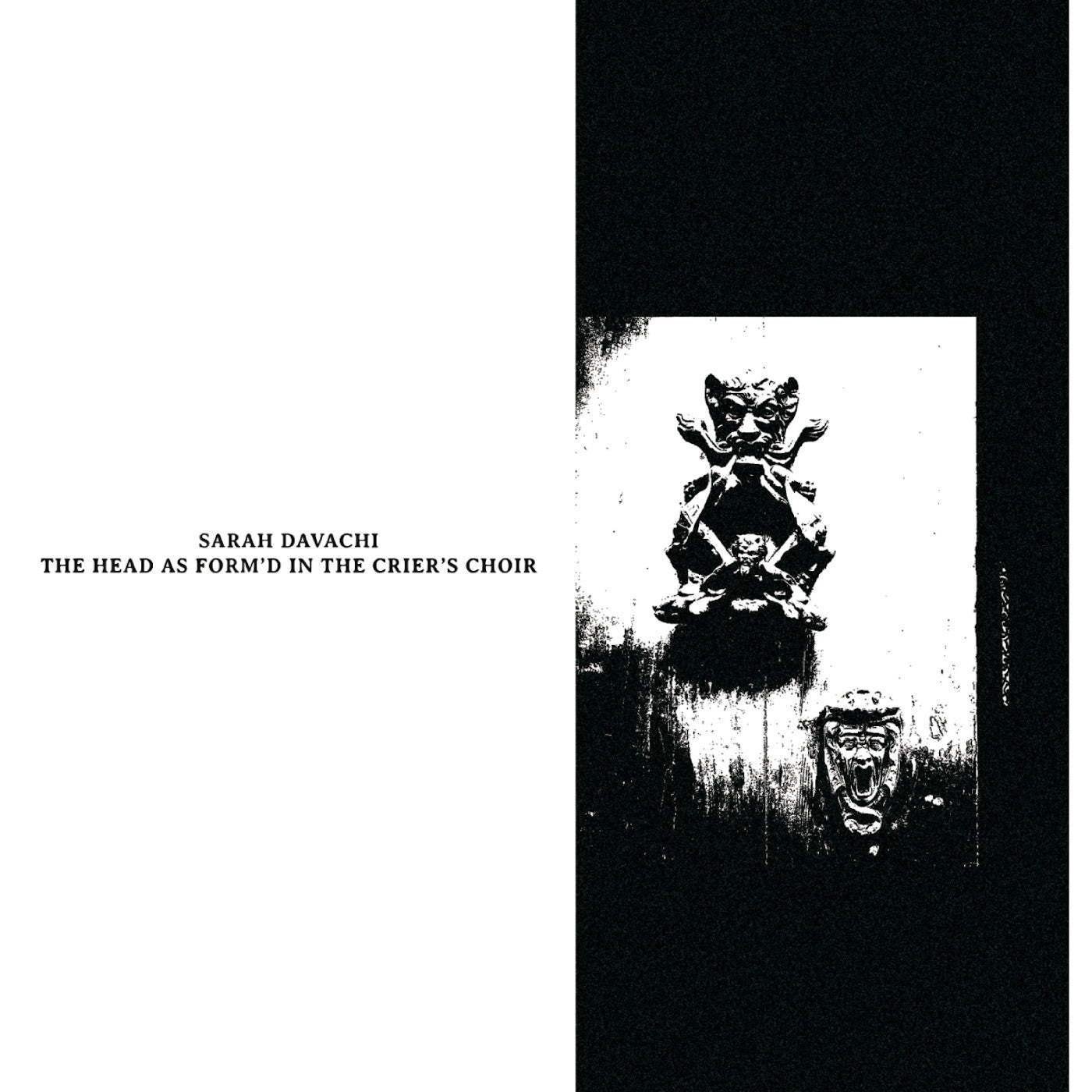 Sarah Davachi - The Head as Form'd in the Crier's Choir CD 2CD, Gatefold Card Wallet