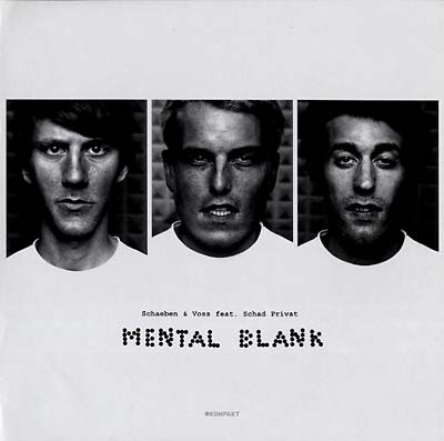 SCHAEBEN & VOSS (FEAT. SCHAD PRIVAT) - Mental Blank Vinyl 12"
