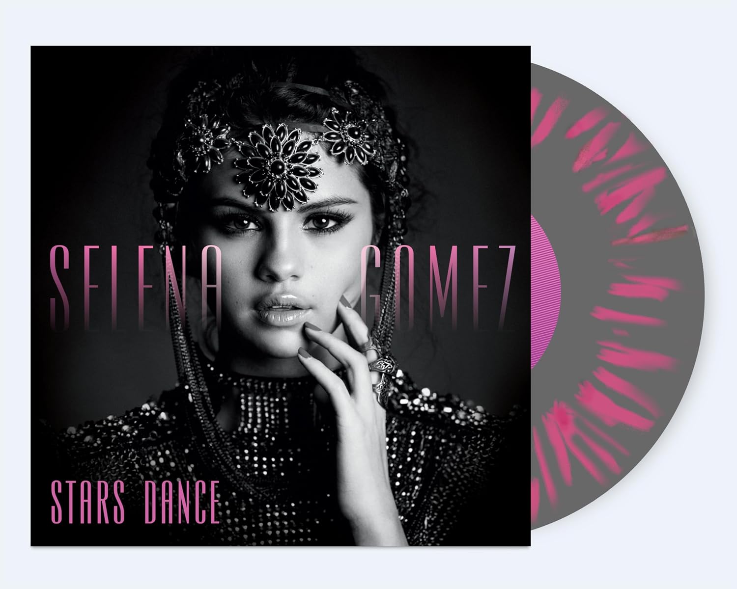 Selena Gomez - Stars Dance (Limited Edition, Gray W/ Pink Splatter Colored Vinyl) Vinyl