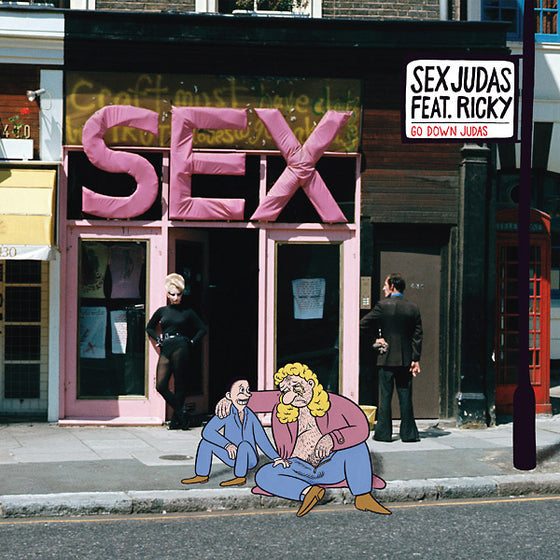 SEX JUDAS FEAT. RICKY - Go Down Judas Vinyl 2LP