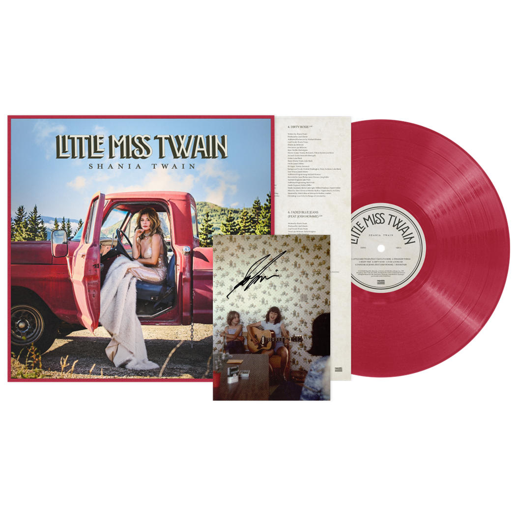 Shania Twain - Little Miss Twain (Limited Indie Exclusive) [Rosie Red LP] [Signed Insert] Vinyl