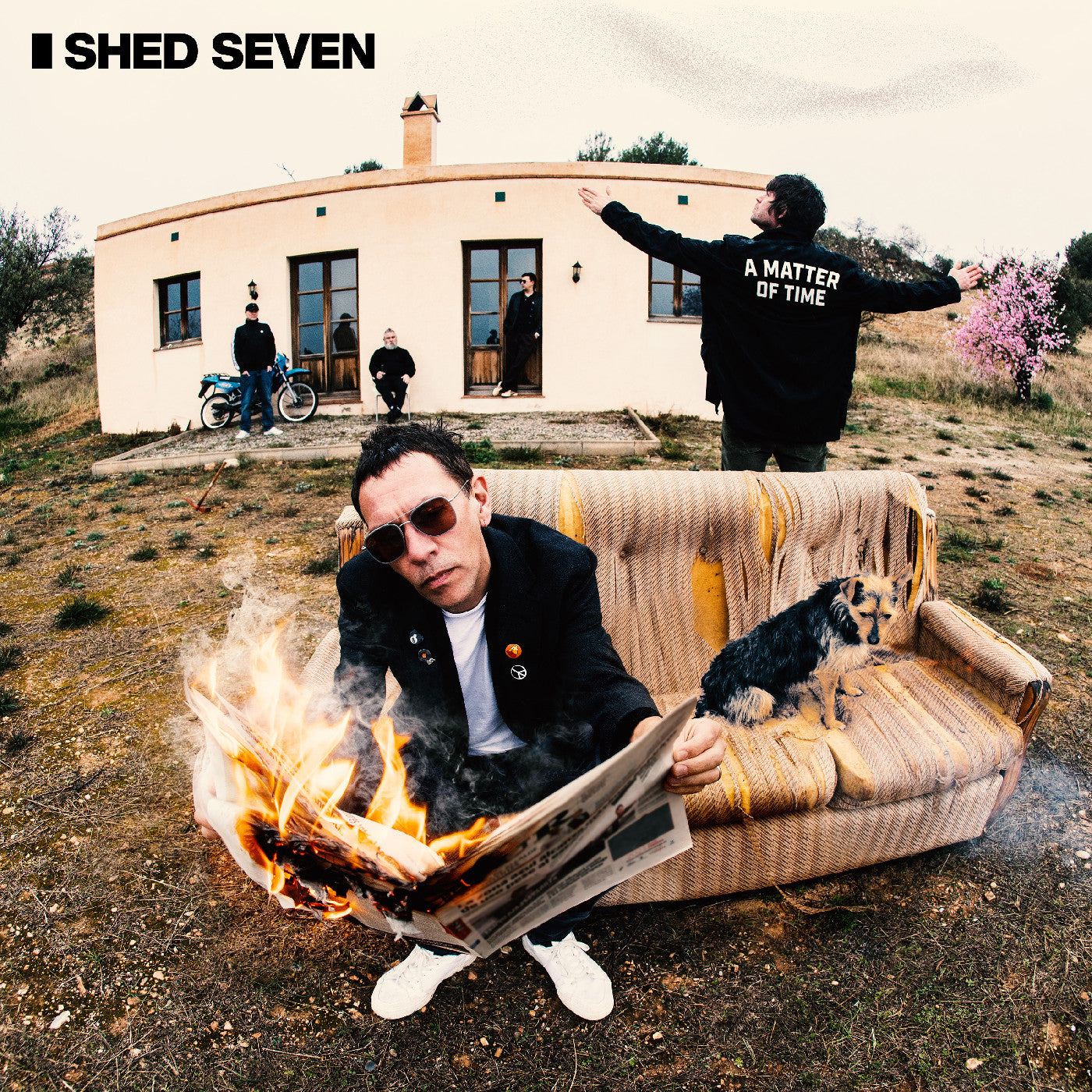 Shed Seven - A Matter Of Time [Black/Red Marble Vinyl] Vinyl