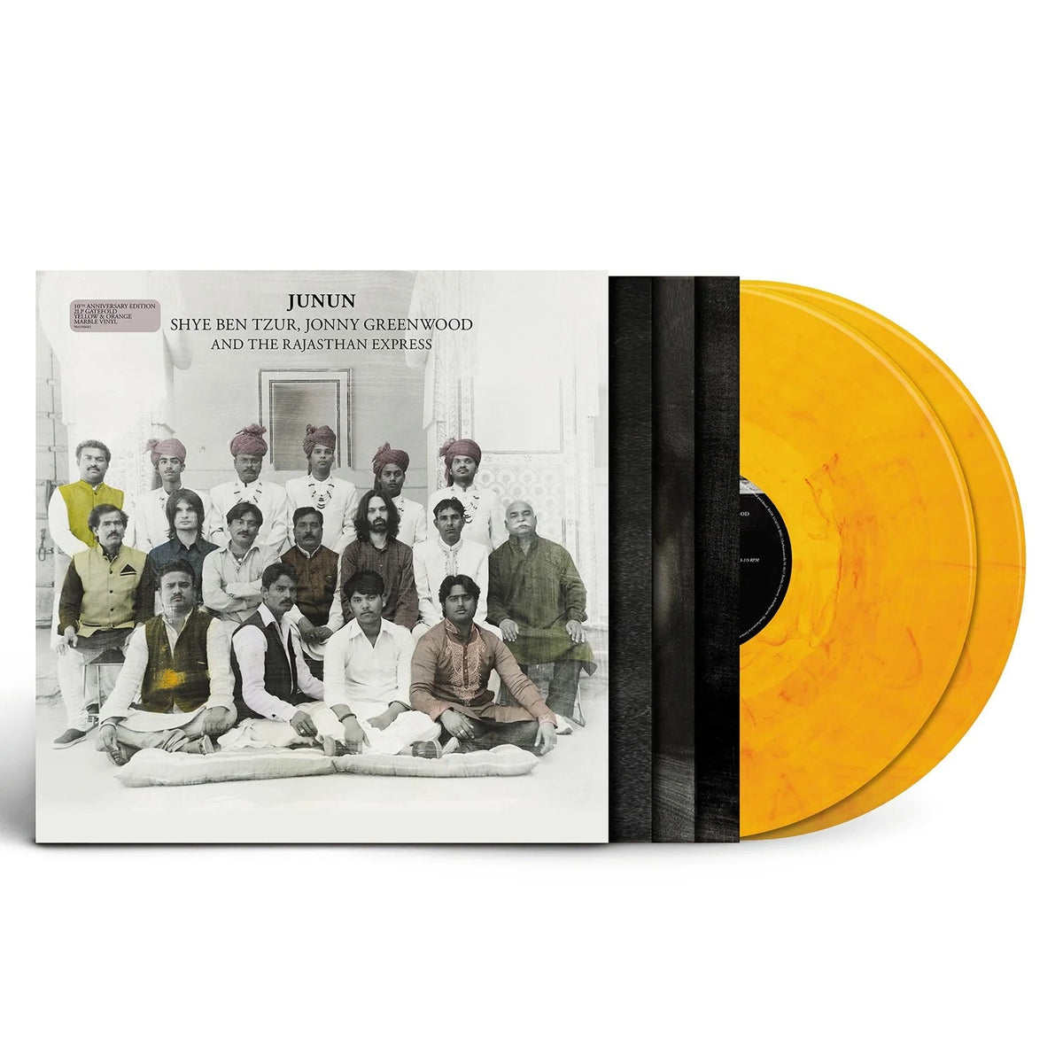 Shye Ben-Tzur / Jonny Greenwood / The Rajasthan Ex - Junjun [Yellow/Orange Marble 2LP] Vinyl