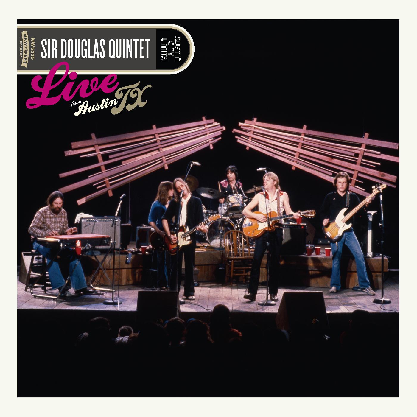 Sir Douglas Quintet - Live From Austin, TX (CRYSTAL PINK VINYL) Vinyl 2LP Limited Edition Crystal Pink Vinyl, Gatefold