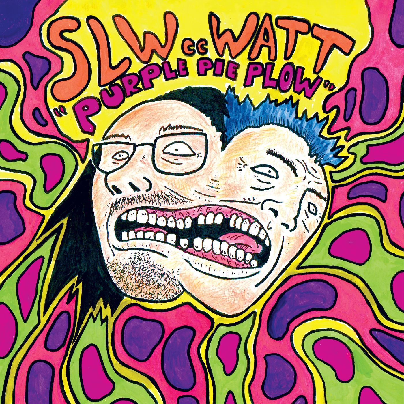 SLW cc Watt - Purple Pie Plow (LIME GREEN VINYL) Vinyl LP Lime Green Vinyl