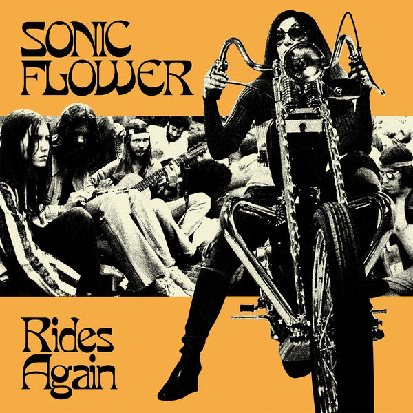 SONIC FLOWER - Rides Again (Cornetto Yellow With Black Stripes Vinyl) Vinyl LP