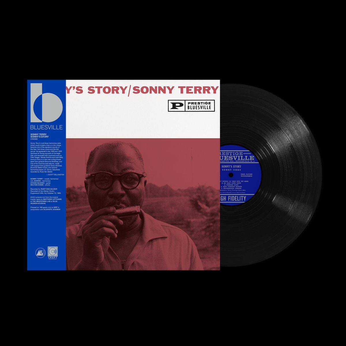Sonny Terry - Sonny's Story (Bluesville Acoustic Sounds Series) (180G) [LP] Vinyl