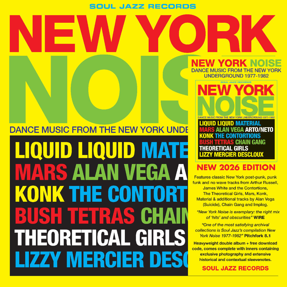 Soul Jazz Records Presents - New York Noise - Dance Music From The New York Underground 1978-82 Vinyl