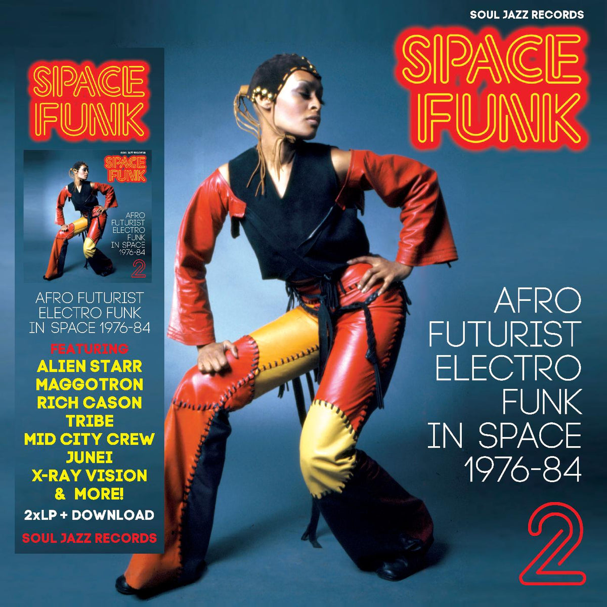 Soul Jazz Records Presents - Space Funk 2: Afro Futurist Electro Funk in Space 1976-84 Vinyl 2LP Gatefold Sleeve [w/ download card]